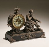 Ansonia figural mantle clock w