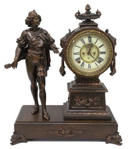 ANSONIA FIGURAL OPEN ESCAPEMENT
