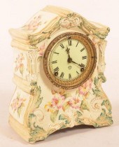 ANSONIA FLORAL PAINTED PORCELA
