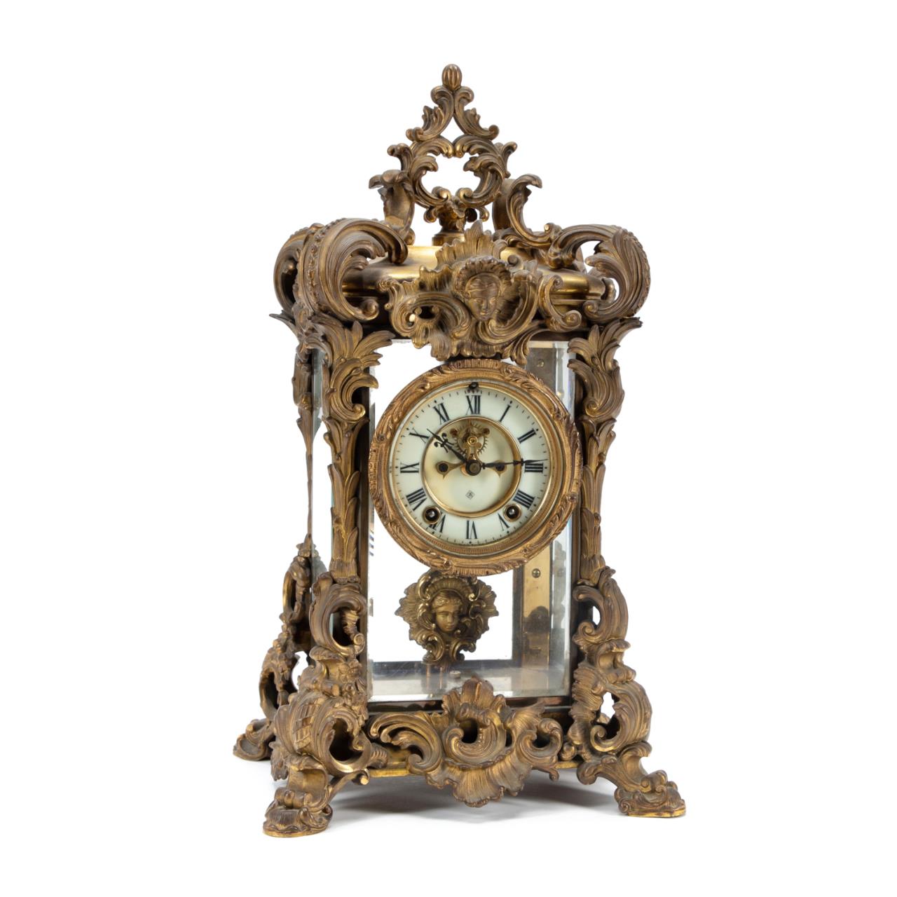 ANSONIA LOUIS XV-STYLE BRONZE