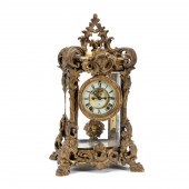 ANSONIA LOUIS XV-STYLE BRONZE
