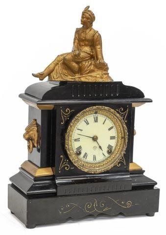 ANSONIA NEW YORK FIGURAL MANTEL