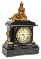 ANSONIA NEW YORK FIGURAL MANTE