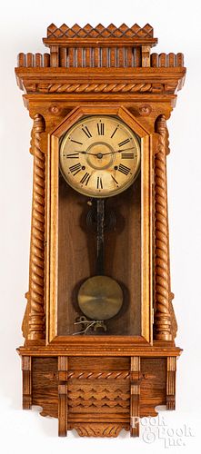 ANSONIA OAK REGULATOR