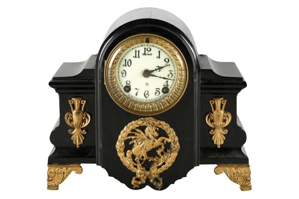ANSONIA PAINTED METAL MANTEL