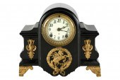ANSONIA PAINTED METAL MANTEL C