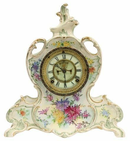 ANSONIA PORCELAIN FLORAL
