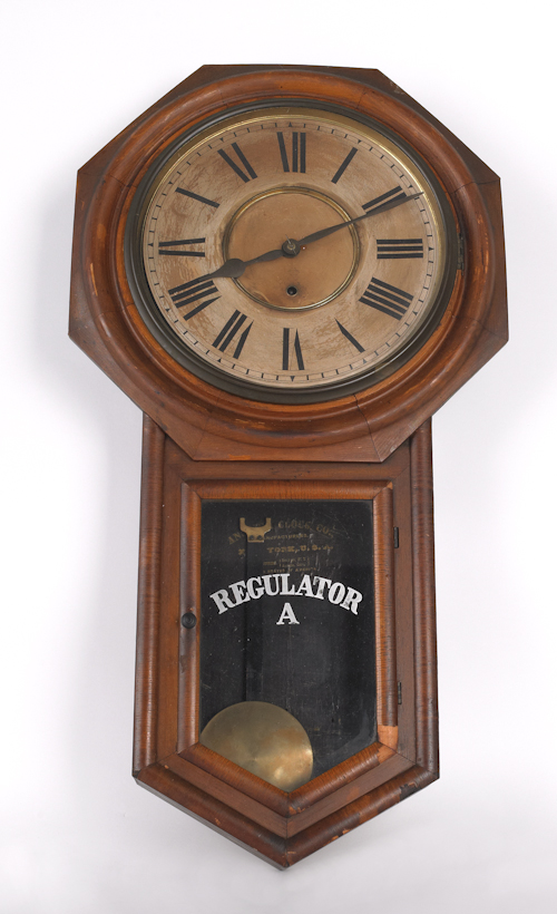 Ansonia regulator clock 31 3/4"