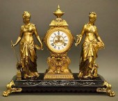 ANSONIA STATUE CLOCKA late 19t