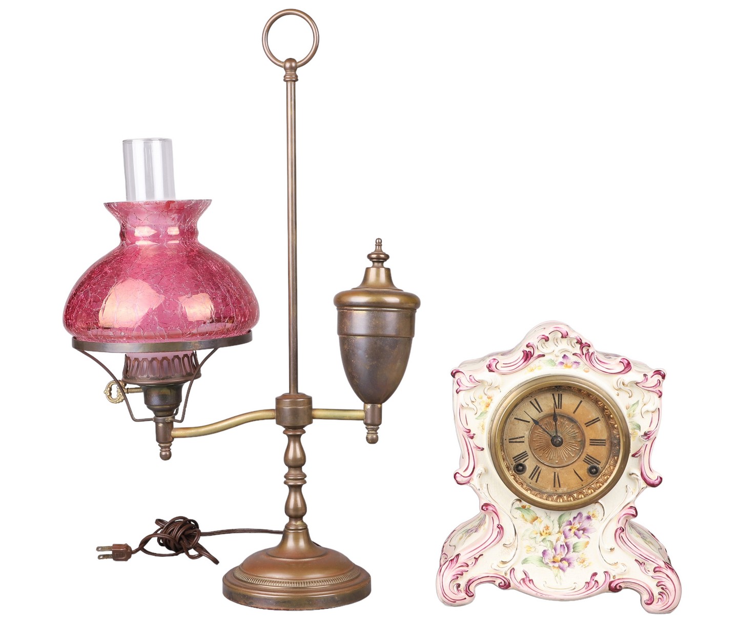 Ansonia Tacoma china case clock,