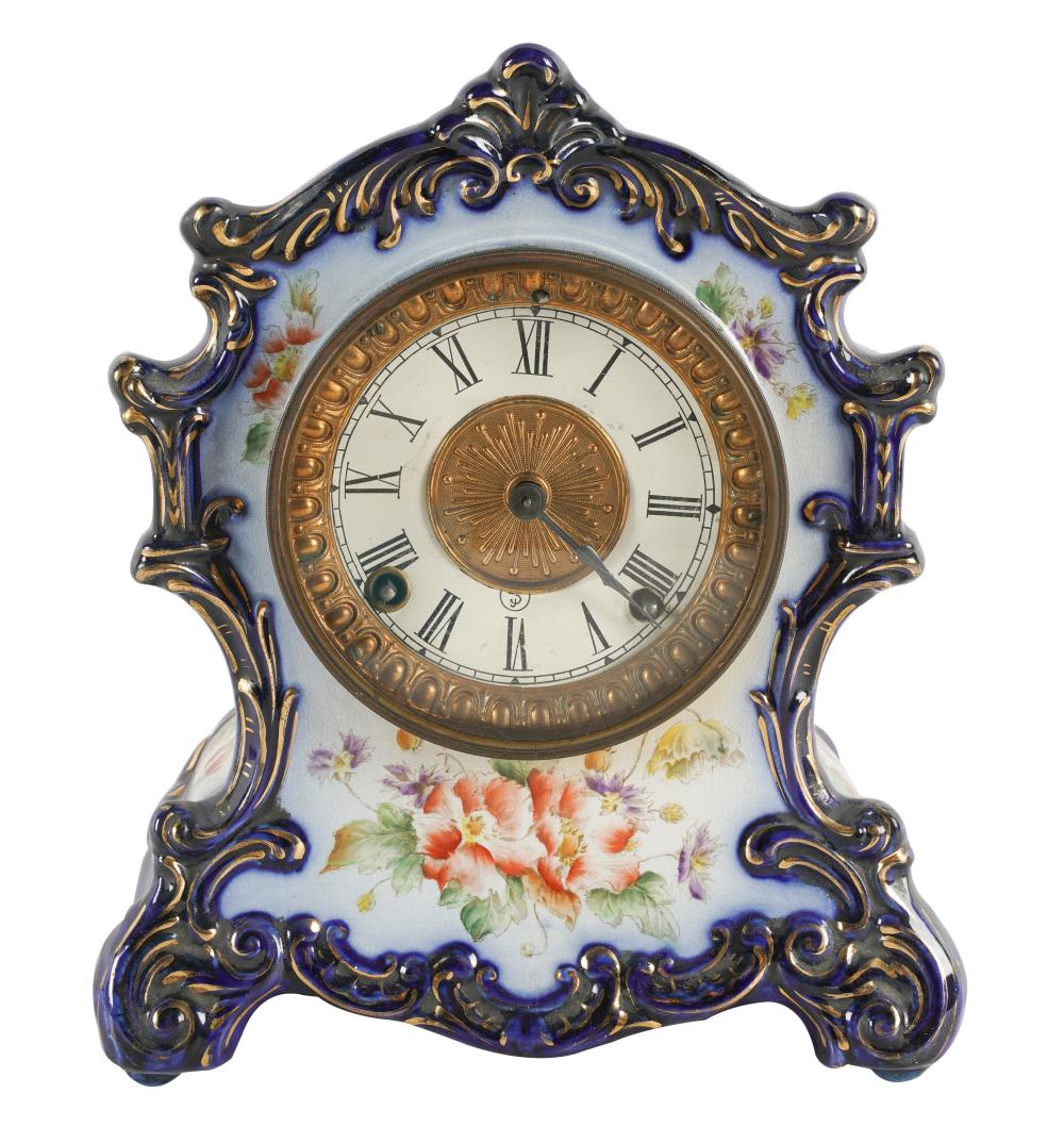 ANSONIA TEHAMA PORCELAIN MANTEL
