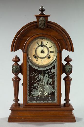 Ansonia Turned and Carved Walnut