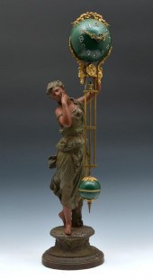 ANSONIA VICTORIAN SWINGER CLOC