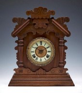 ANSONIA VICTORIAN WALNUT MANTL
