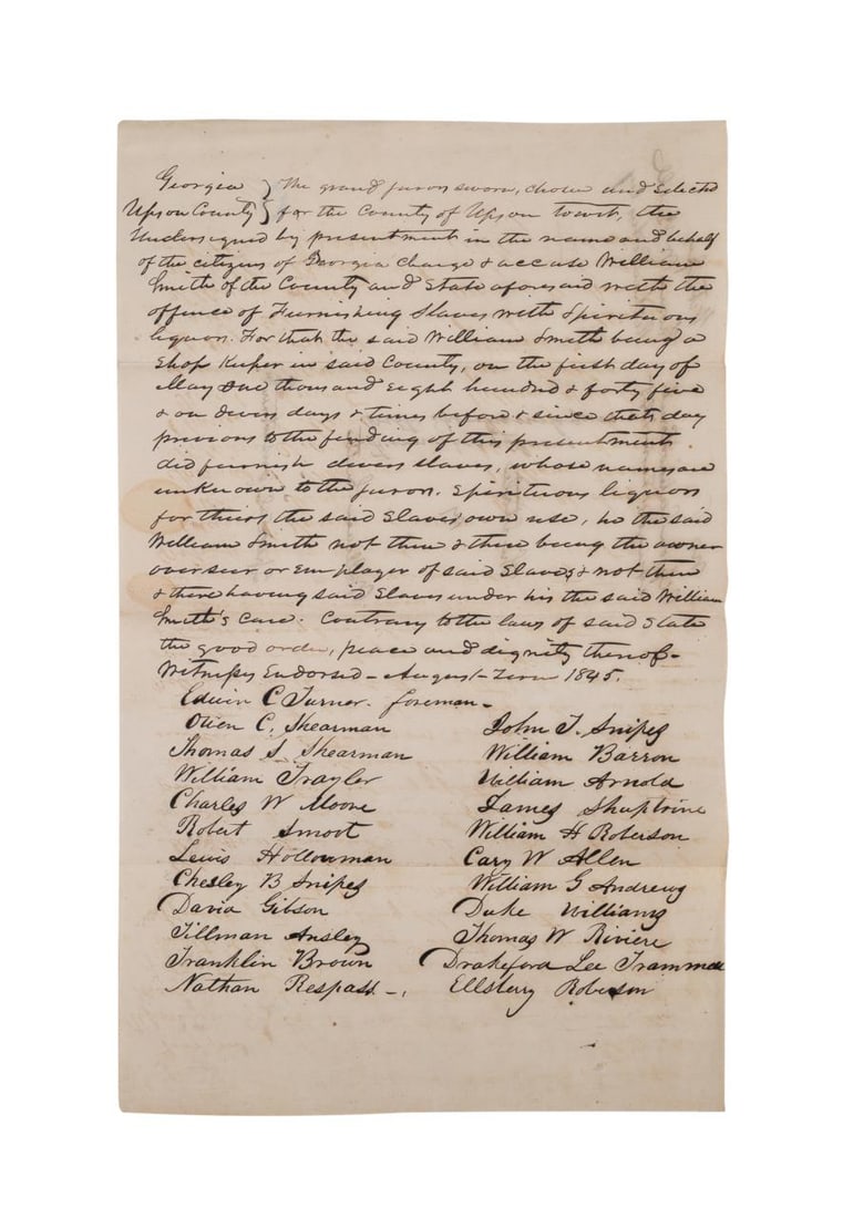 ANTEBELLUM GRAND JURY DOC SELLING