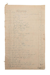 ANTEBELLUM INVENTORY & APPRAIS