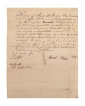 ANTEBELLUM SLAVE SALE DOCUMENT