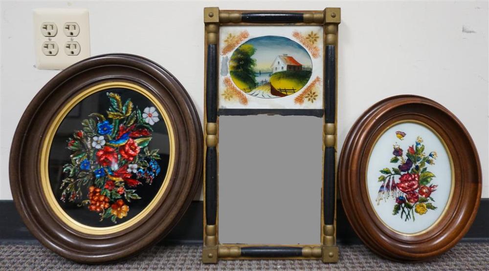 ANTEBELLUM STYLE EGLOMISE PAINTED