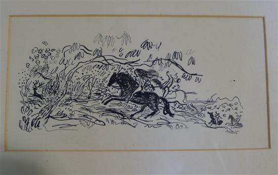 Anthony Gross (1905-1984) two pen
