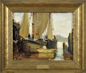 ANTHONY THIEME OIL ON BOARD, H