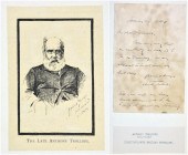 ANTHONY TROLLOPE, HANDWRITTEN