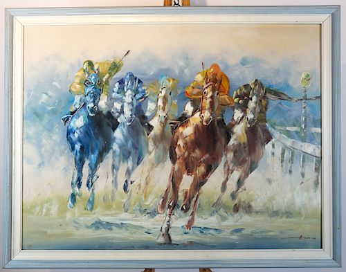 ANTHONY VECCHIO: RACING HORSES -