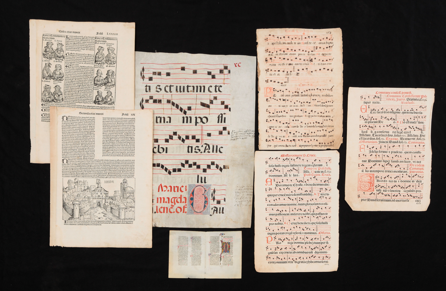 ANTIPHONALS AND MANUSCRIPTS.