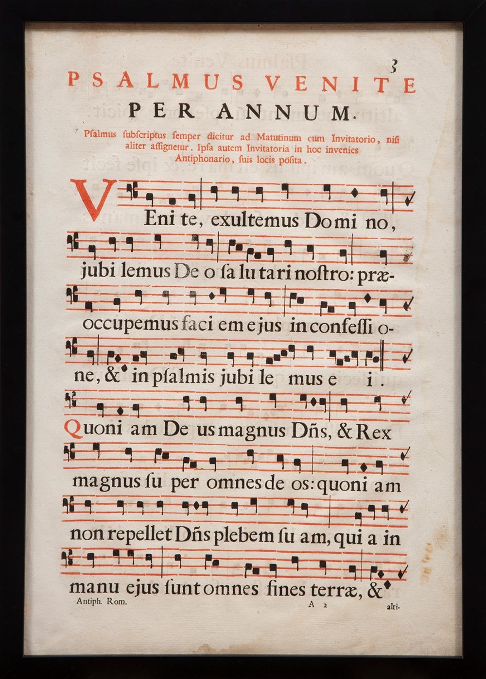 ANTIPHONARY GREGORIAN CHANTS