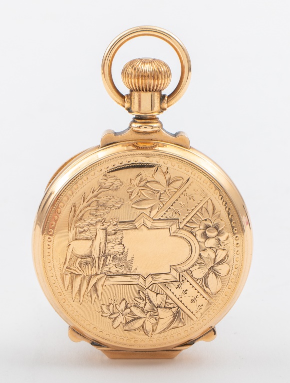 ANTIQUE 14K GOLD ELGIN POCKET WATCH