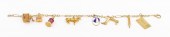 ANTIQUE 14K GOLD EQUESTRIAN CH