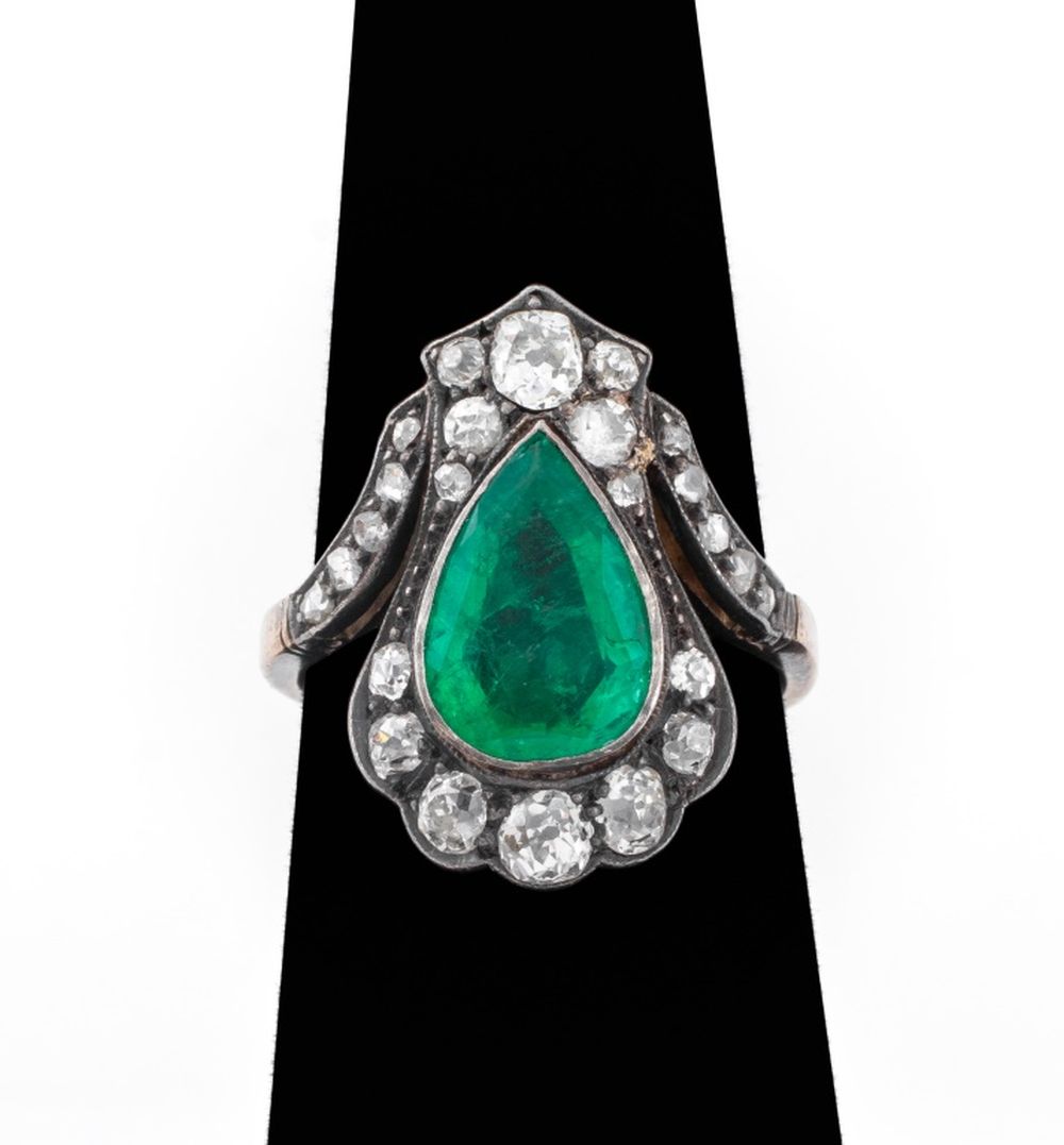 ANTIQUE 14K & STERLING SILVER