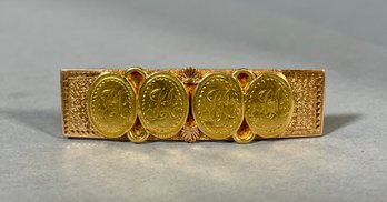 Antique 14k (tested)yellow and rose