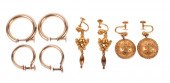 ANTIQUE 14K YELLOW GOLD EARRIN