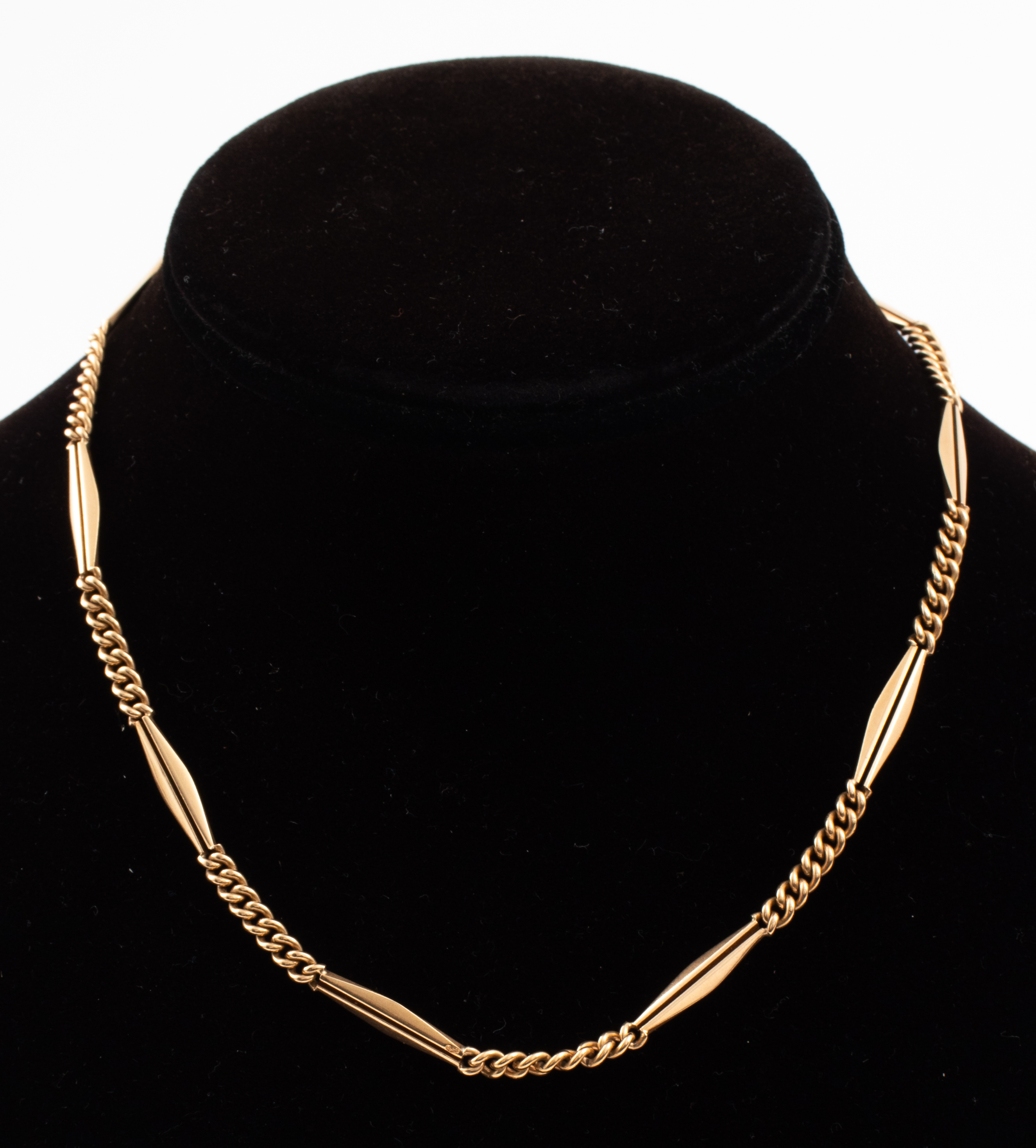 ANTIQUE 14K YELLOW GOLD FANCY FOB