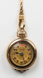 ANTIQUE 14K YELLOW GOLD POCKET