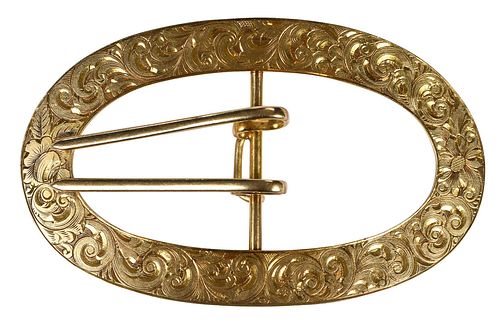 ANTIQUE 14KT. BUCKLElarge