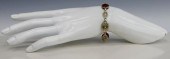 ANTIQUE 14KT W. GOLD CARNELIAN