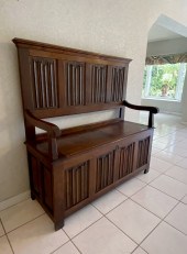 ANTIQUE 17TH C. EUROPEAN OAK S