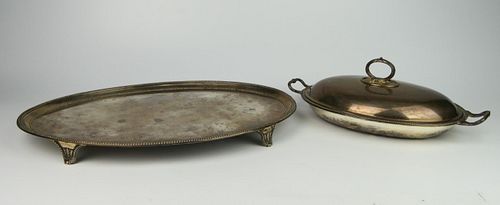 ANTIQUE 1820'S LONDON 3 PIECE