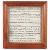 ANTIQUE 1863 ENGLISH NEEDLEWOR