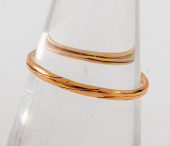 ANTIQUE 18K ROSE GOLD DUO FITT
