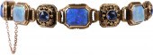 ANTIQUE 18K YELLOW GOLD BLACK