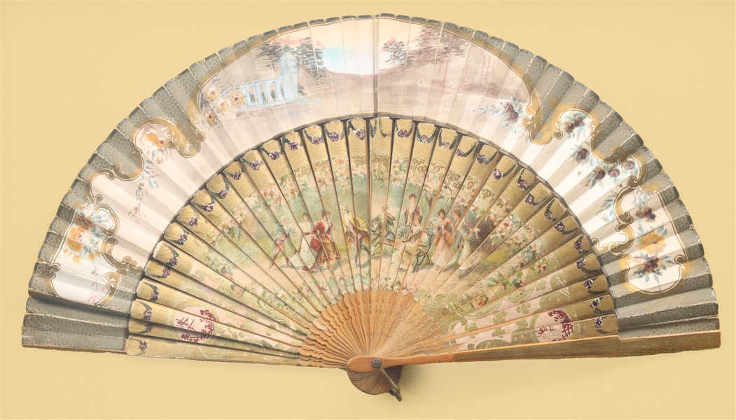 Antique, 18th century, hand painted