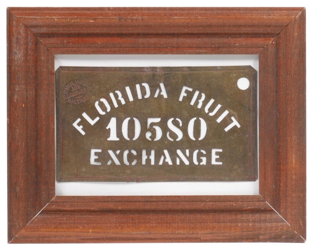 ANTIQUE 1900 FLORIDA FRUIT CRATE