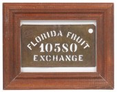 ANTIQUE 1900 FLORIDA FRUIT CRA