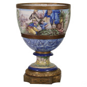 ANTIQUE 19C EUROPEAN MAJOLICA