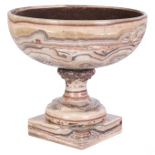 ANTIQUE 19C ITALIAN ALABASTRO