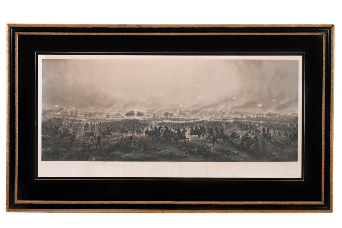 ANTIQUE 19TH C ENGRAVING WALKER