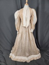 Antique 19th Century 2 Pc Cott