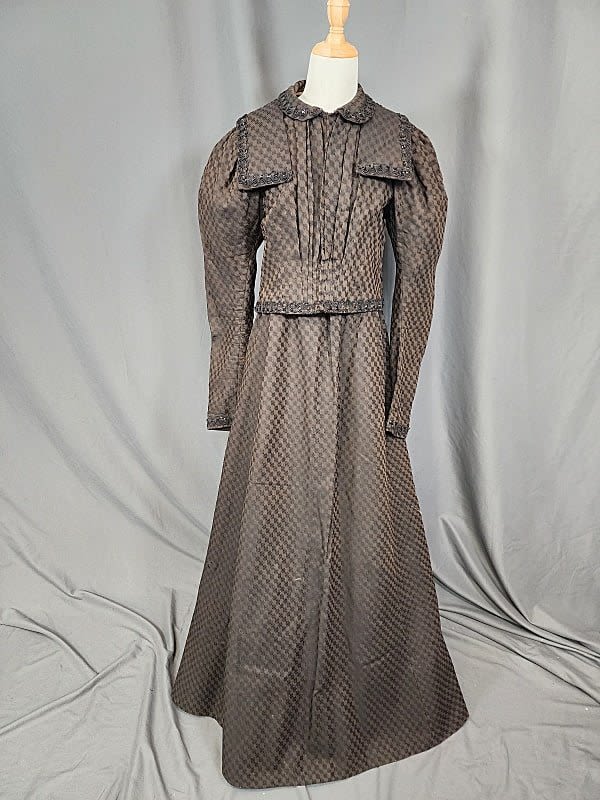 Antique 19th Century Brown Woven